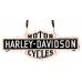 New Harley Davidson Double-Sided Porcelain Neon Sign 72" Wide x 24" High